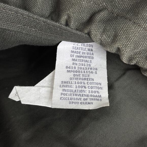 Vintage Filson Ranger Rucksack Backpack Otter Green Canvas CC Filson Workwear - Picture 16 of 16